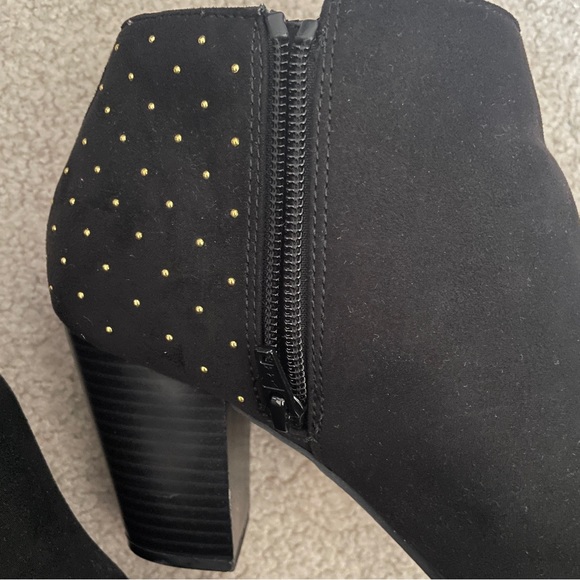 Old Navy black and gold boots - Picture 3 of 5